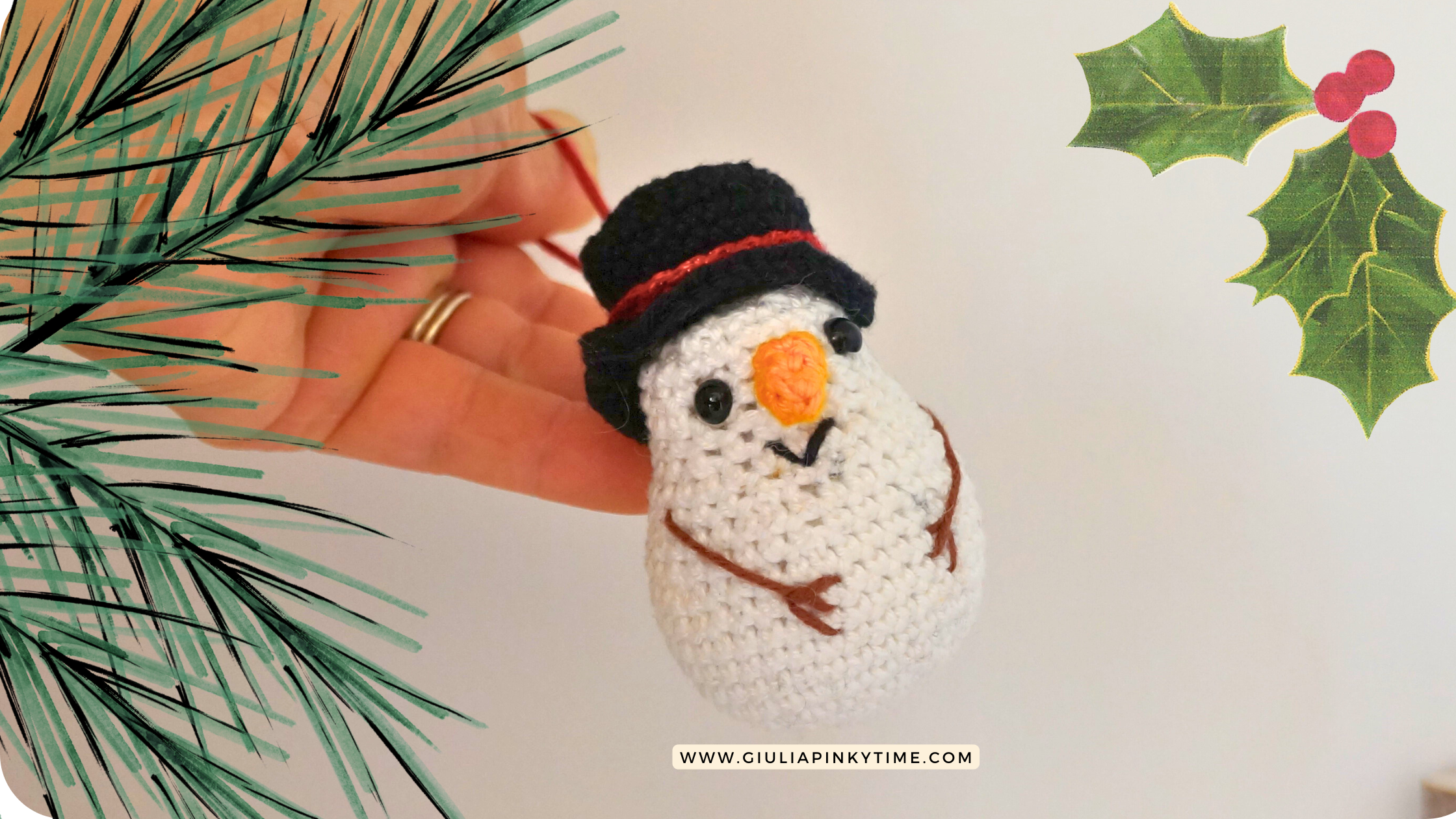 Crea il tuo Pupazzo di Neve Amigurumi: Tutorial facile e Divertente! 6 tutorial pupazzo di neve amigurumi