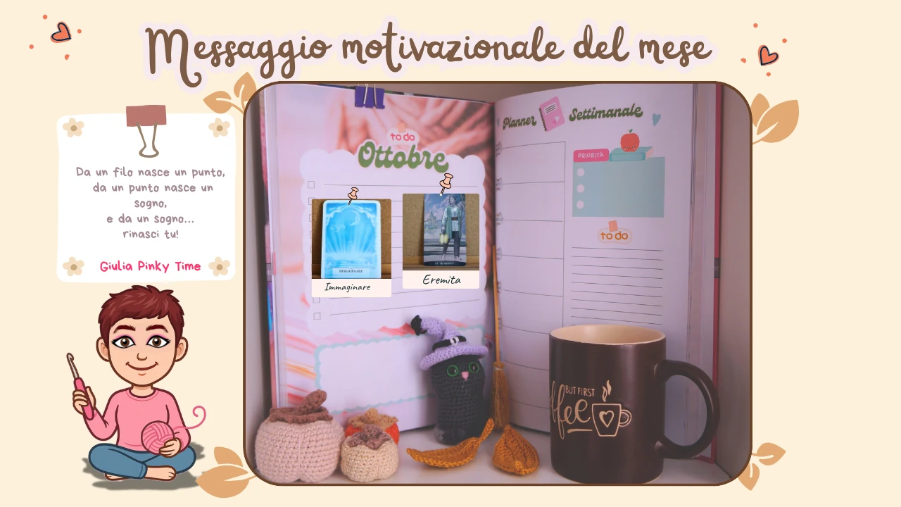 Messaggio motivazionale uncinetto terapia