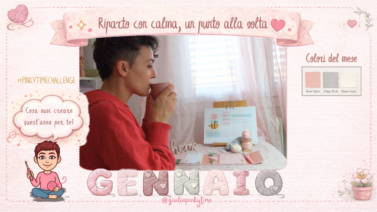 Gennaio Pinky Time - riparto con calma, un punto alla volta.